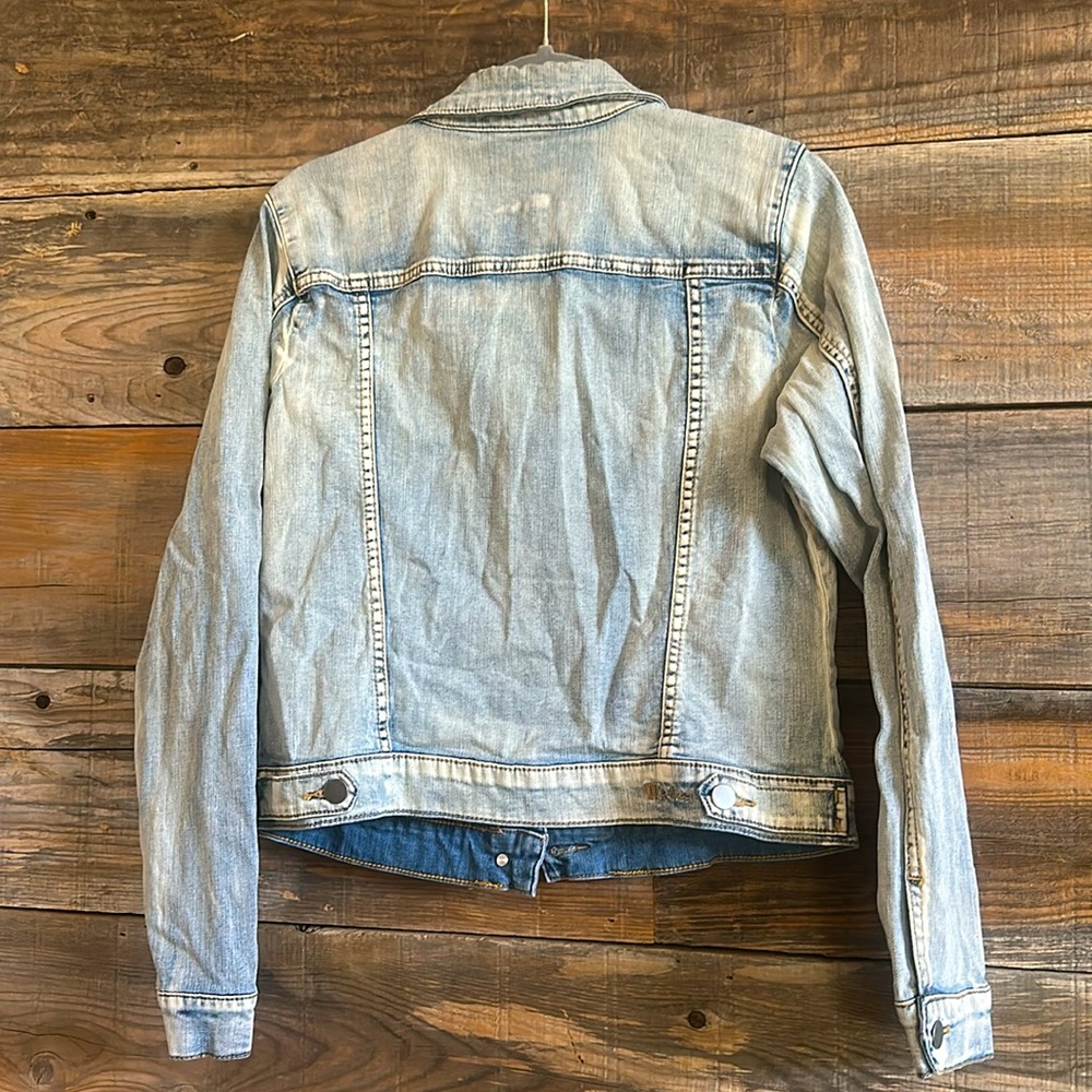 Kut from the Kloth Light Blue Jean Jacket - Picture 3 of 3
